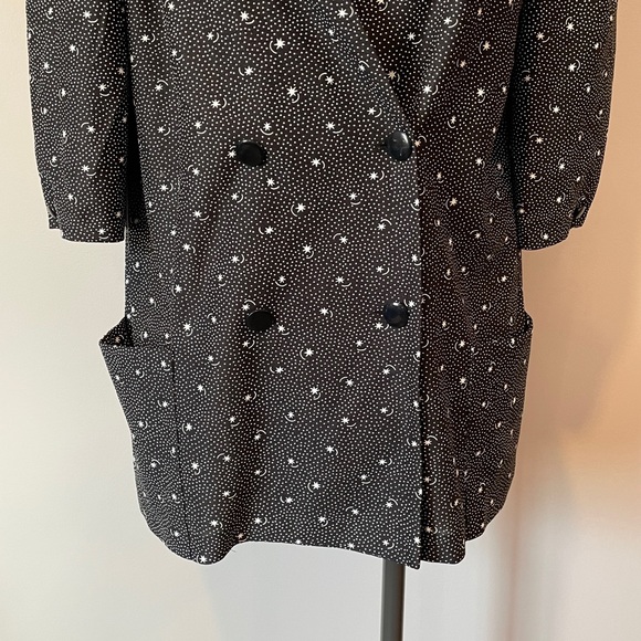 SALE: Vintage Jenny Sz 18 Celestial Print Blouse - Picture 7 of 7